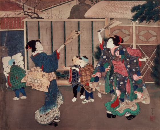 羽根突き
