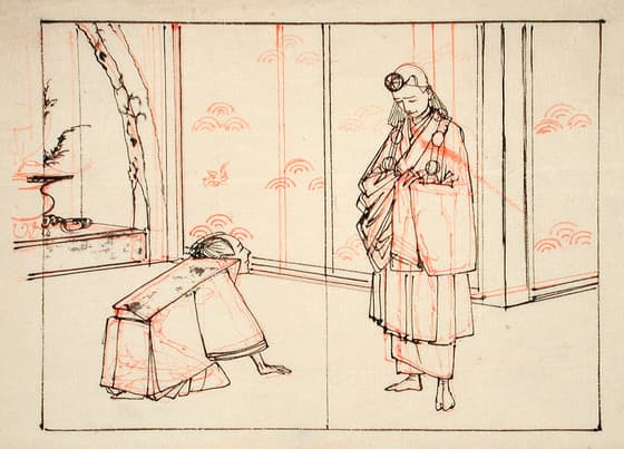 挿絵下絵　書物の挿絵（1882年）
