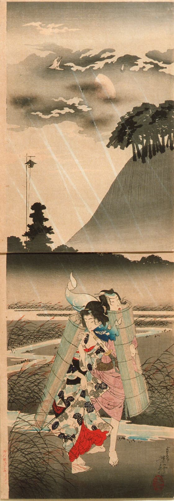 雨中の源氏