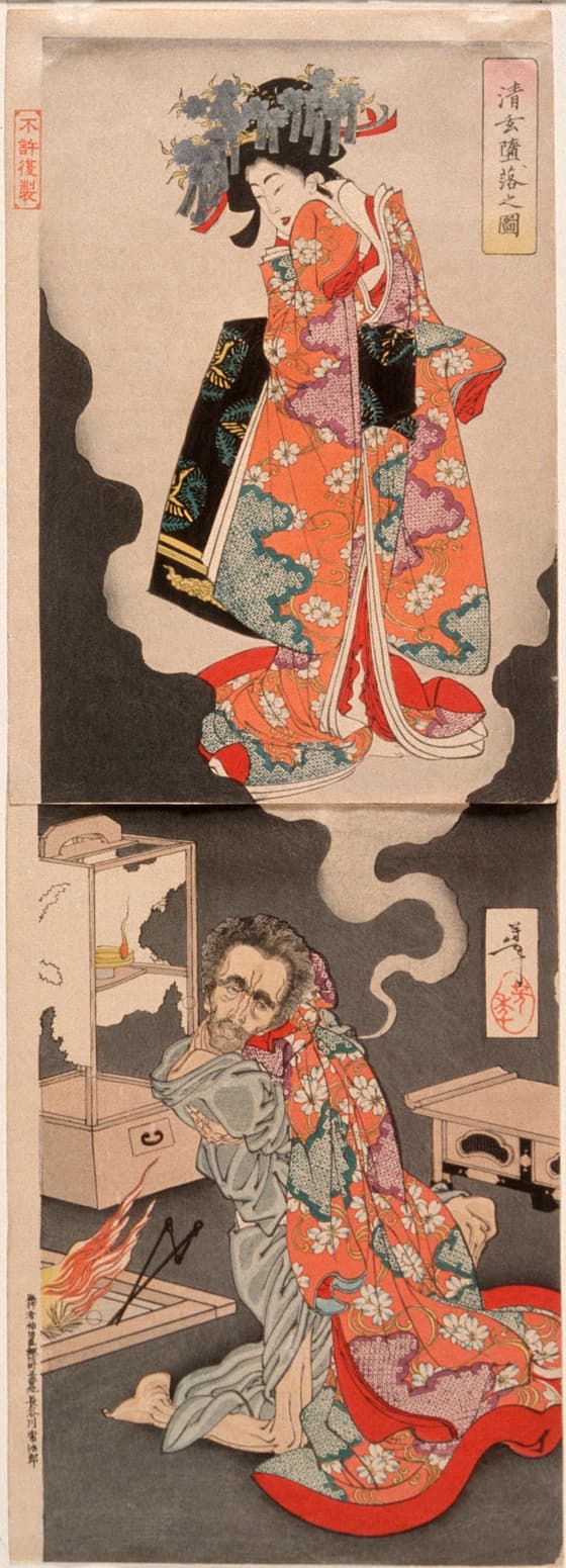 清玄堕落之図