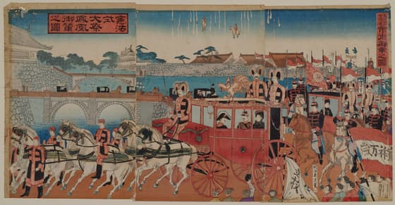 憲法式大祭鳳凰御輦之図
