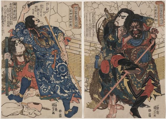 毛頭星孔明・雲裏金剛宋万・独火星孔亮