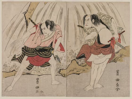 七代目片岡仁左衛門・三代目市川八百蔵