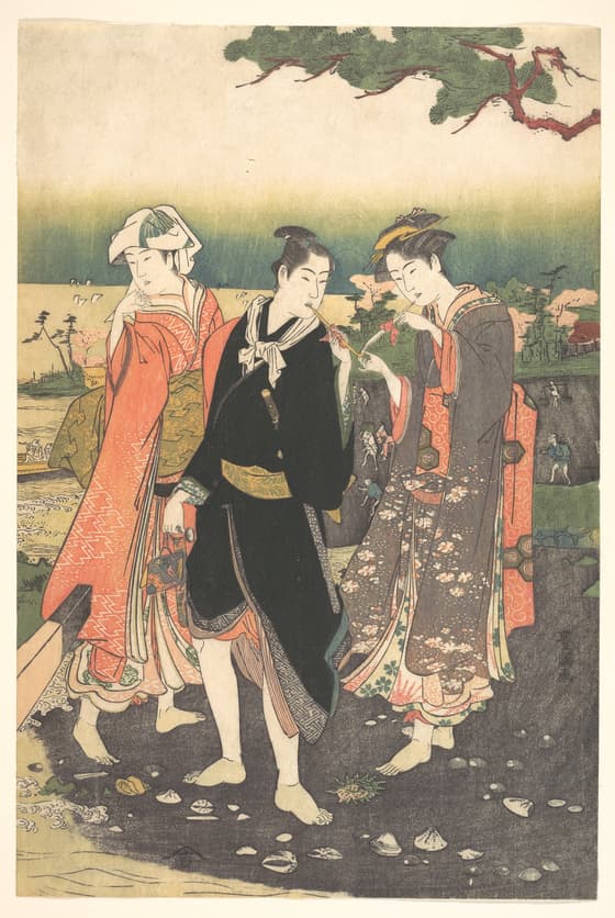 品川の汐干（中）