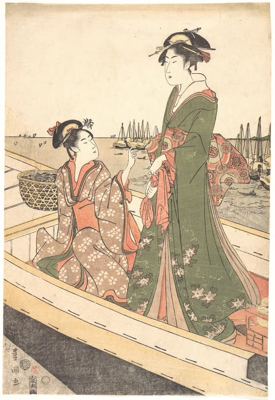 舟の二人の女