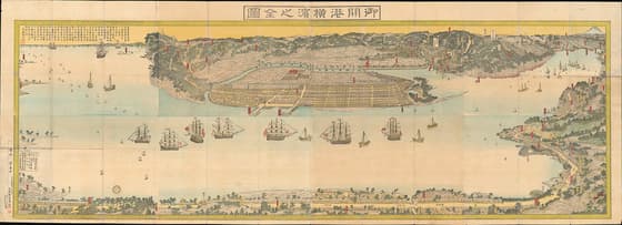 御開港横濱之全圖