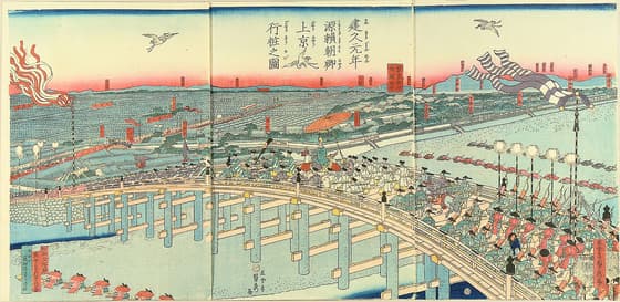 建久元年源頼朝公上京行粧之図