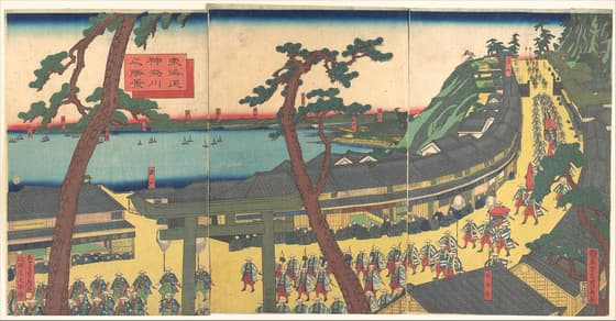 東海道神奈川之勝景