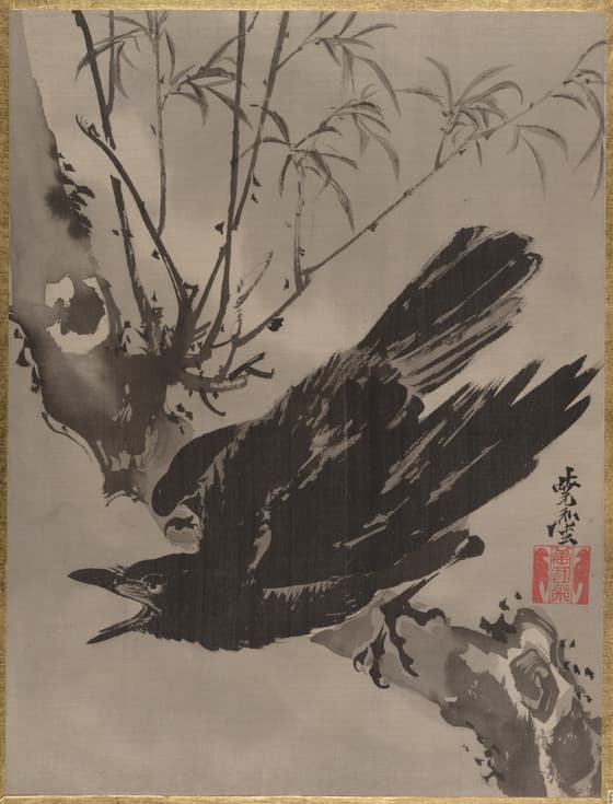 枝上の鴉