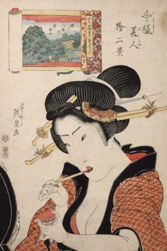 今様美人拾二景