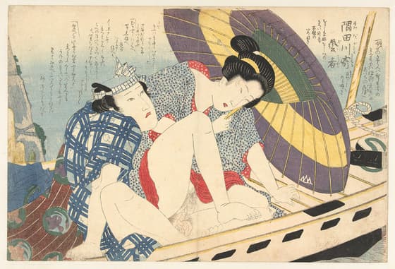 隅田川の芸者