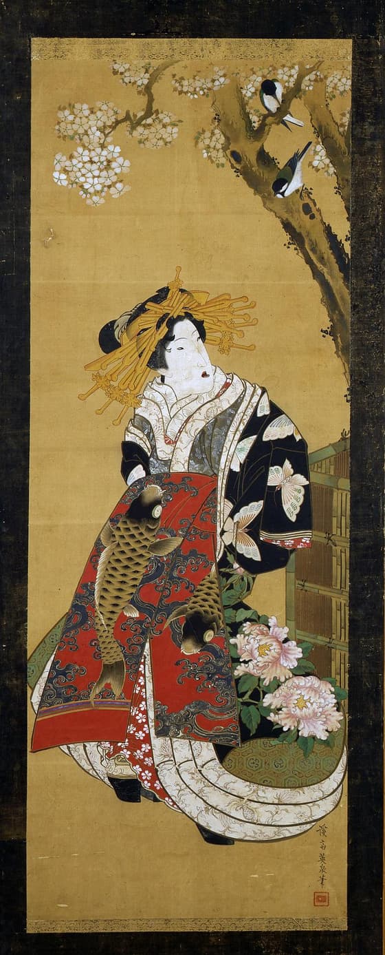 被衣の女