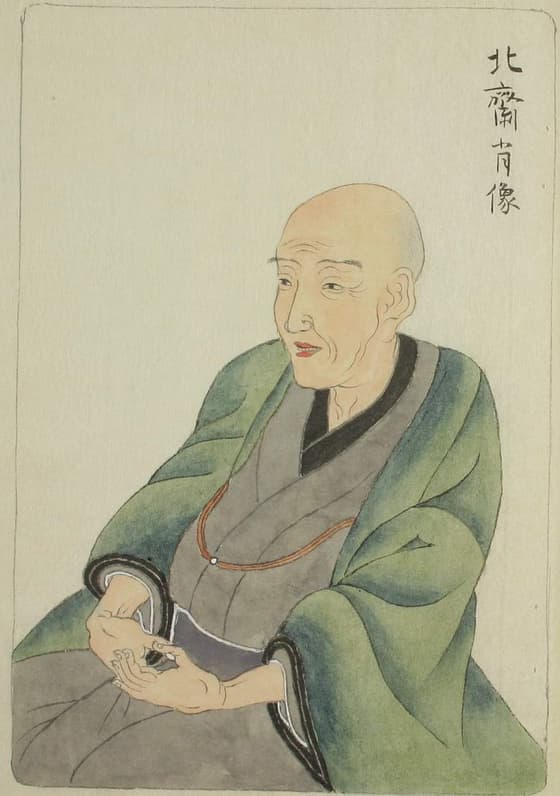 葛飾北斎肖像