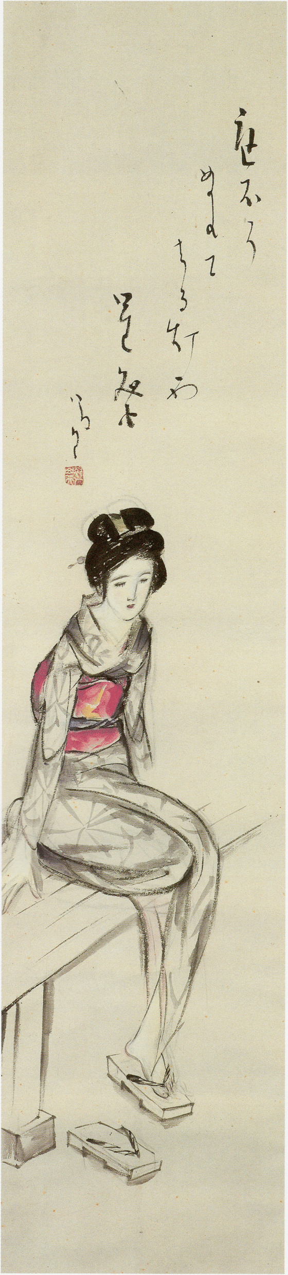 庭石に(縁台涼み)