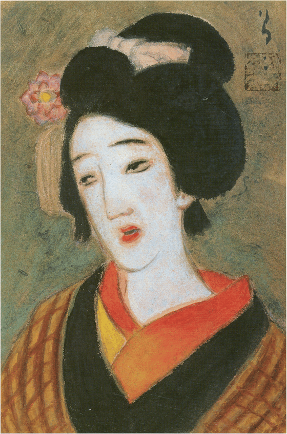 芝居絵 娘