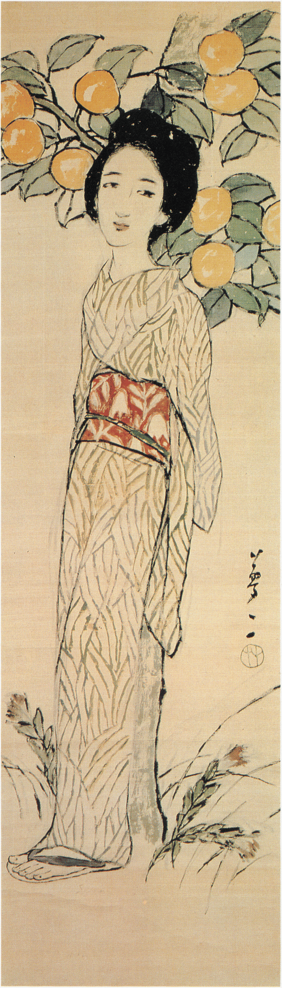 木による女