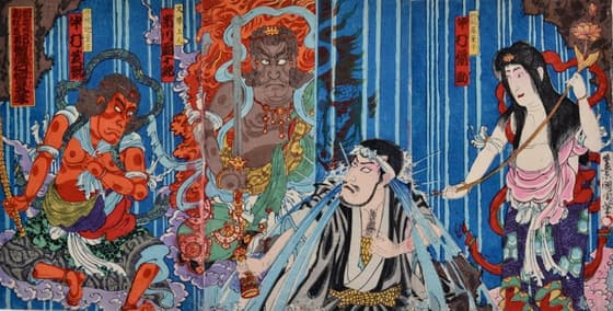 市川團十郎の文覚