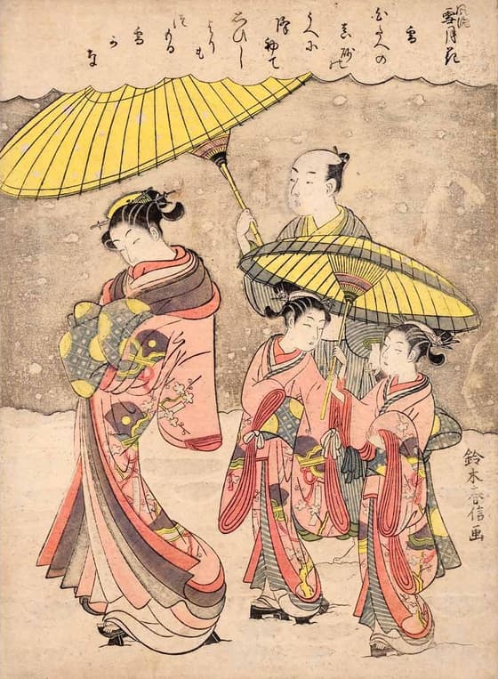 Snow (Yuki), from the series Elegant Snow, Moon and Flowers (Furyu Setsugekka)