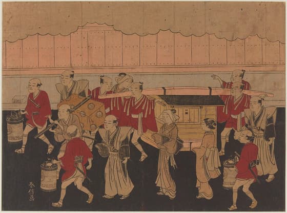 婚礼錦貞女車. , 輿入 / 春信画Koshi-ire / Harunobu-ga