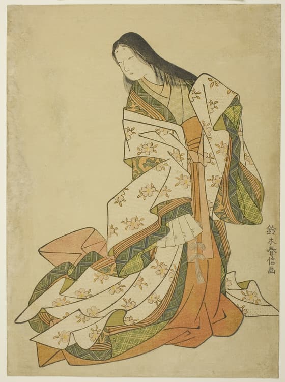 The Poetess Ono no Komachi