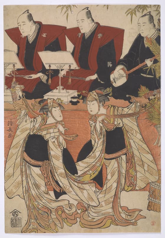 踊り子と楽師