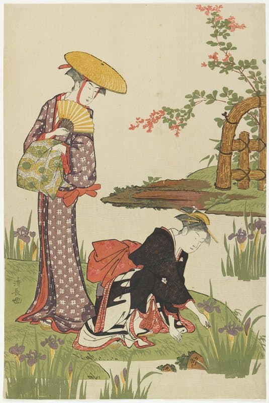菖蒲池の美人