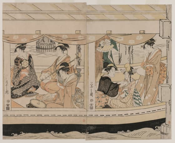 Boating on the Sumida River