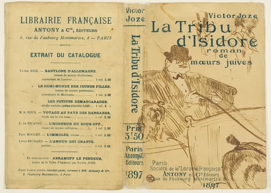 『La Tribu d'Isidore』表紙