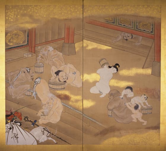 湯屋の七福神図