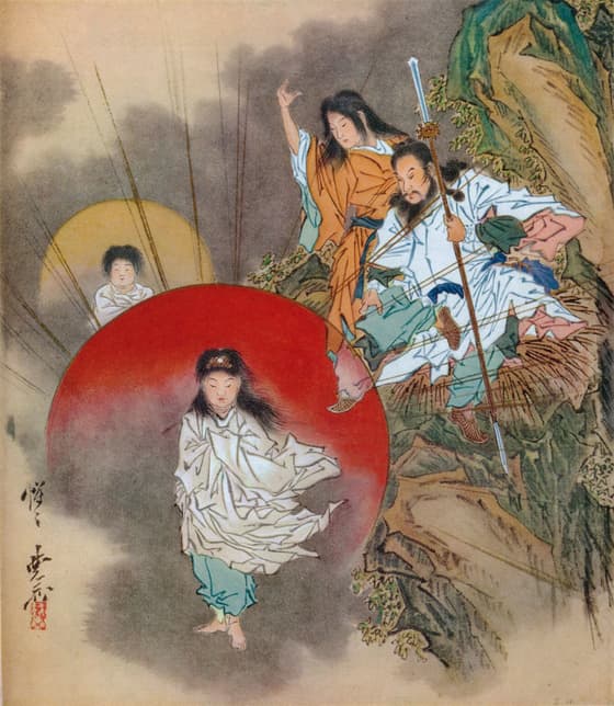 太陽神の就任（天照）