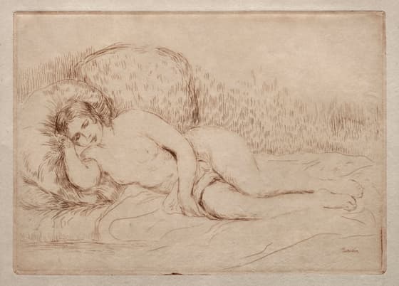 Femme nue couchée