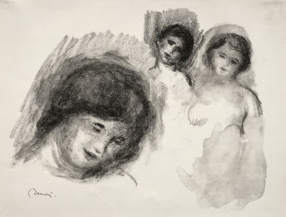 Stone with Three Sketches