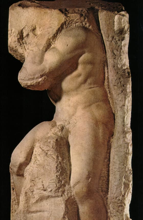 Schiavo detto Atlante (dettaglio)