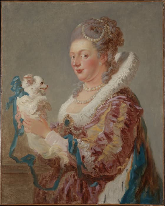 犬を持つ女性