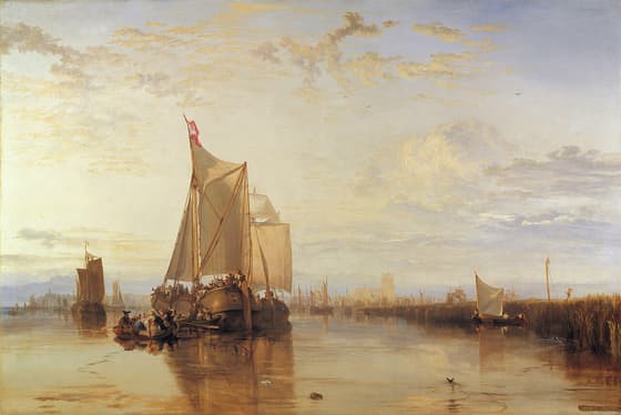 Dort, or Dordrecht: The Dort packet-boat from Rotterdam becalmed
