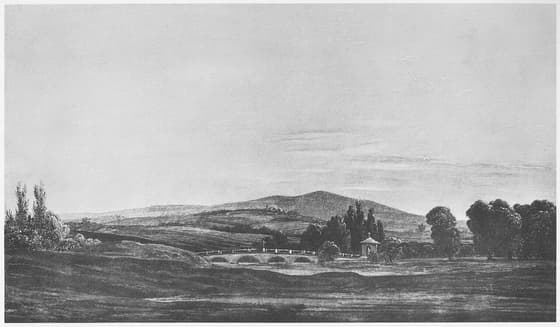 リーゼンゲビルゲの風景（1798年）