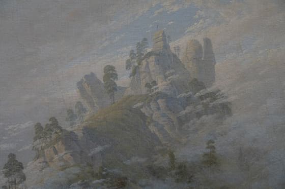 山の朝霧