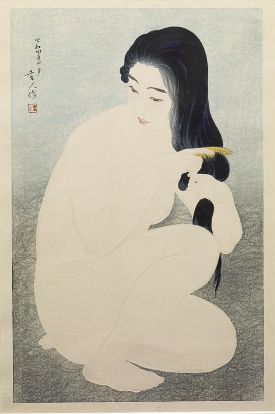 髪梳き