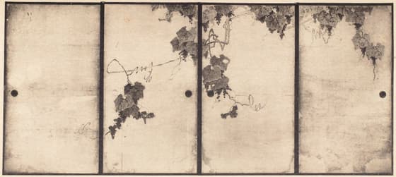 葡萄図襖（鹿苑寺大書院障壁画）