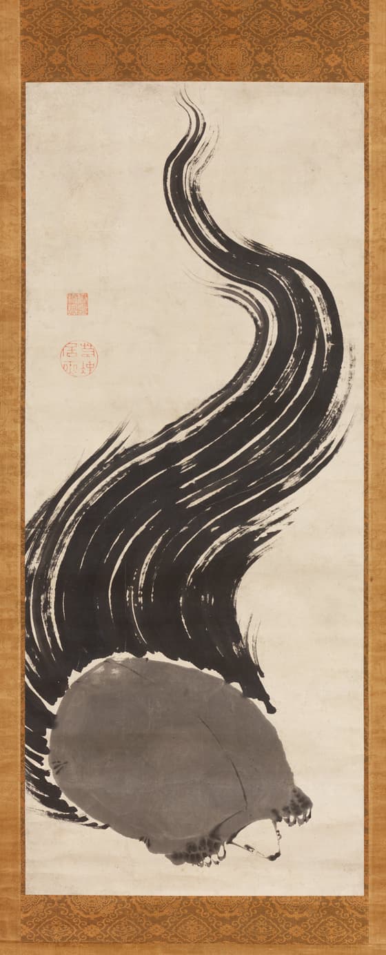 蓑亀図
