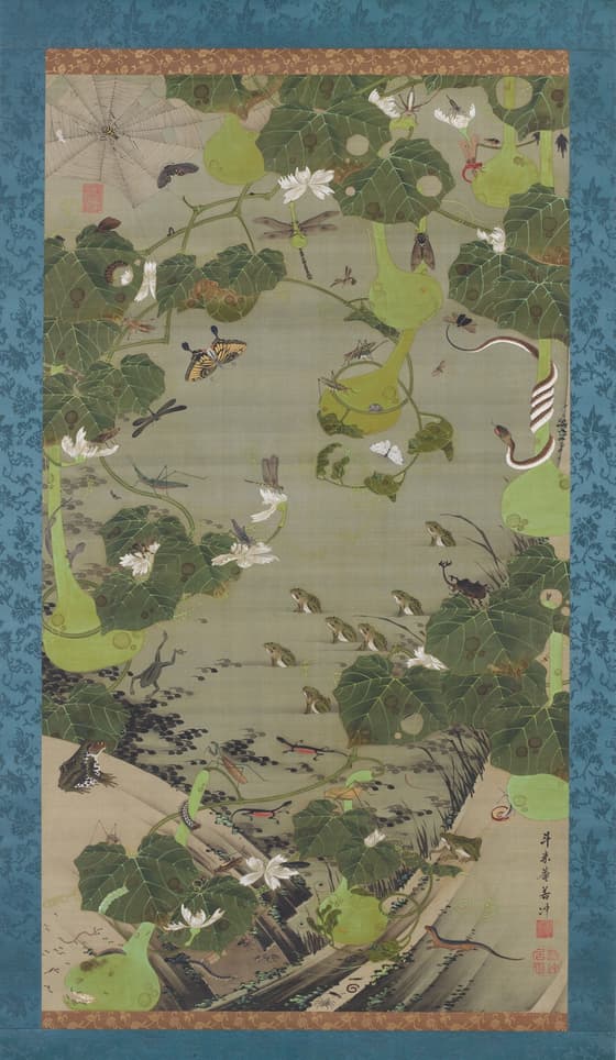 池辺群虫図（動植綵絵）