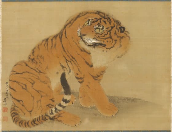 猛虎図