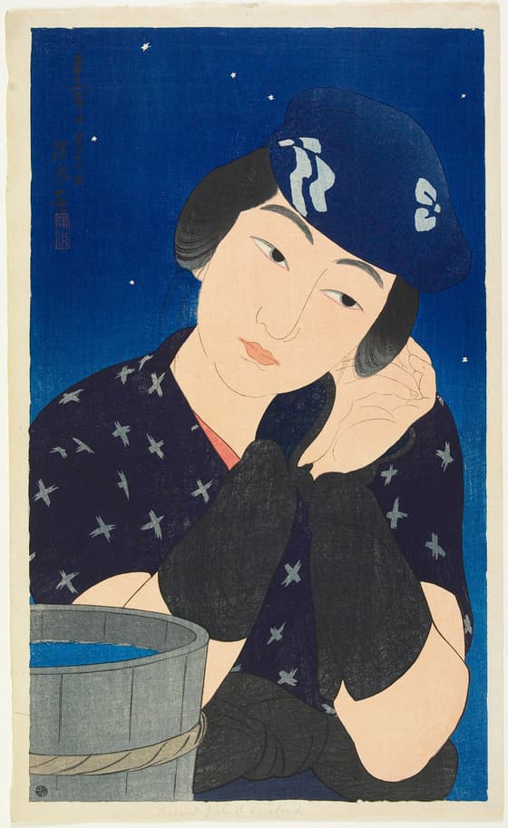 新美人十二姿　島の女