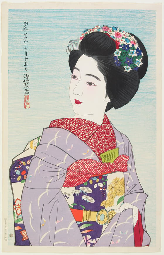 現代美人集　舞妓