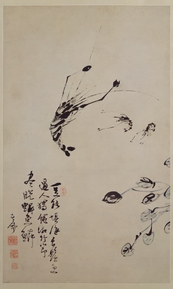 画蝦図