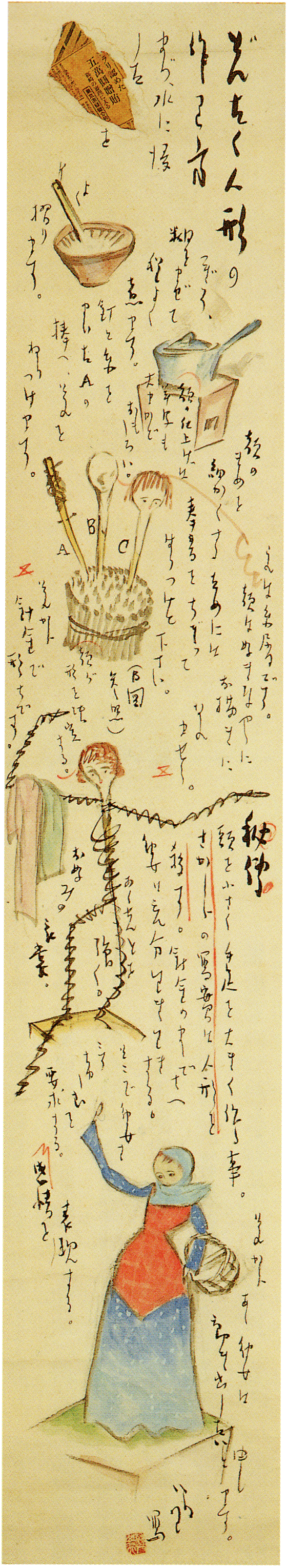 どんたく人形の作り方
