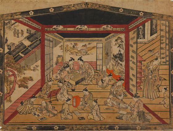 浮絵天神講