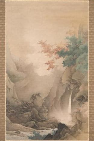 白雲紅樹
