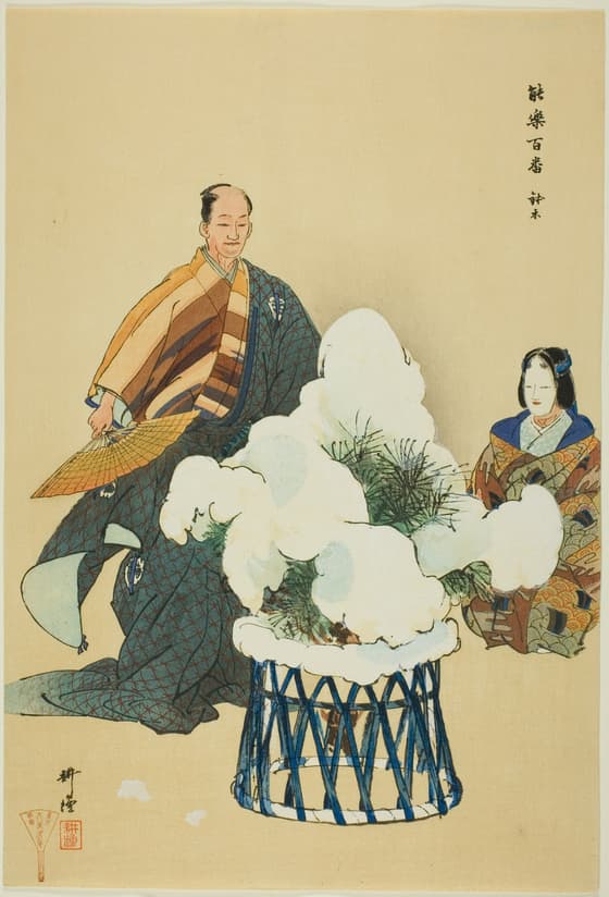 能楽百番　鉢木