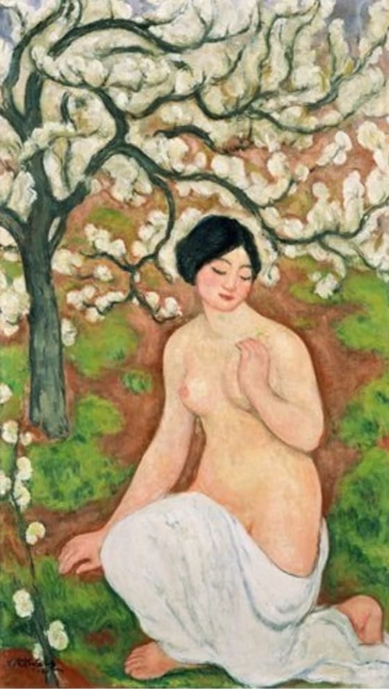 樹下裸婦